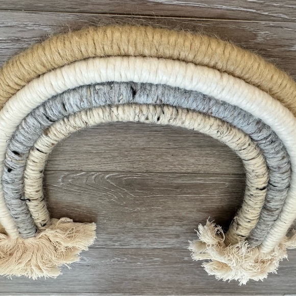 Macrame Rope Rainbow Neutral - Picture 3 of 5
